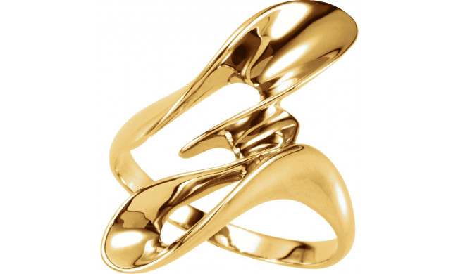 14K Yellow Freeform Ring - 548834872P