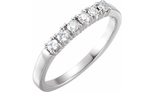 14K White 1/4 CTW Diamond Anniversary Band - 60208209910P