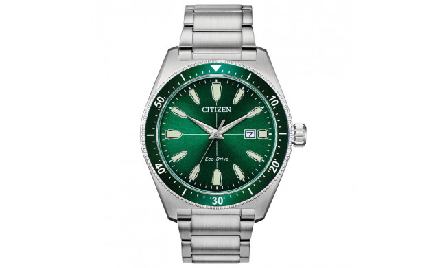 CITIZEN Eco-Drive Weekender Brycen Mens Watch Stainless Steel - AW1598-70X