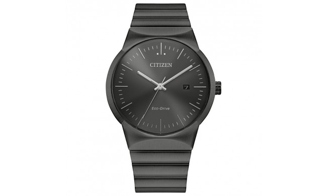 CITIZEN Eco-Drive Quartz Axiom Mens Watch Stainless Steel - BM7587-52H