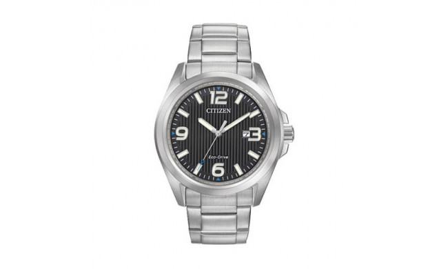 CITIZEN Eco-Drive Weekender Garrison Mens Watch Stainless Steel - AW1430-86E