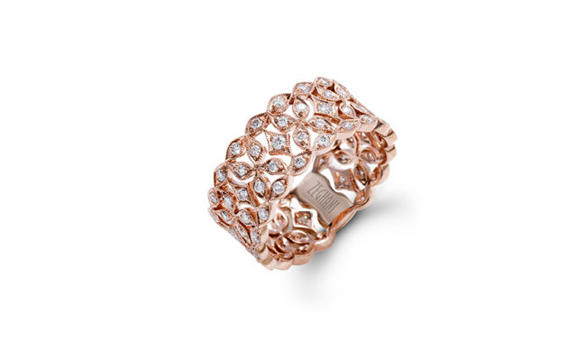 Zeghani 14k Rose Gold Diamond Ring