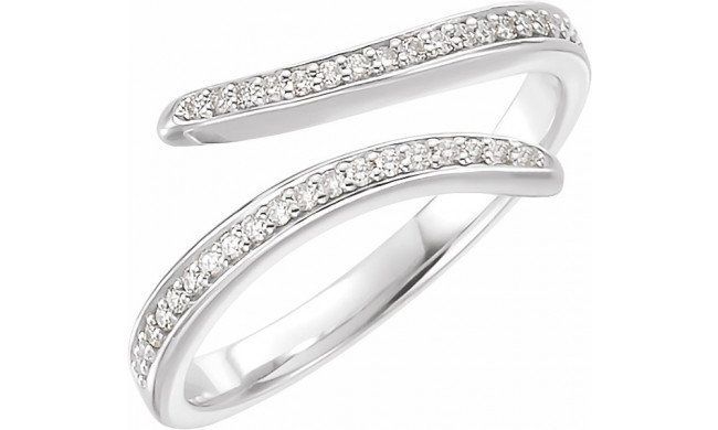 14K White 1/6 CTW Diamond Ring - 1227416000P