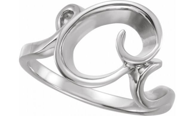 14K White Freeform Ring - 5805122371P