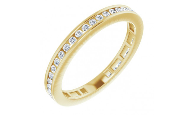 14K Yellow 3/8 CTW Diamond Stackable Ring - 67402101P