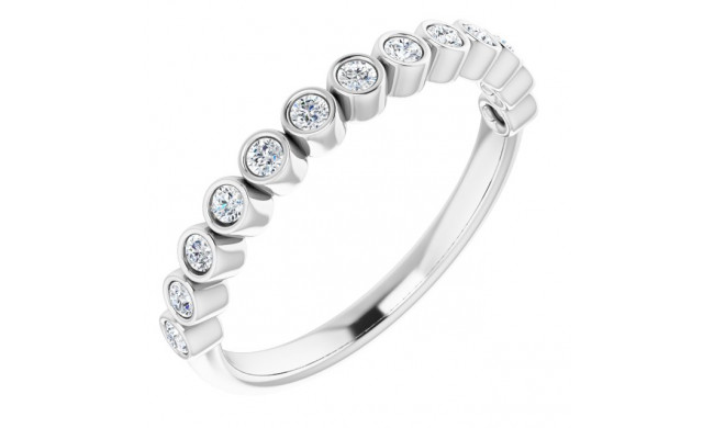 14K White 1/4 CTW Diamond Ring - 122855601P