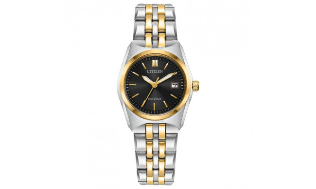 CITIZEN Eco-Drive Quartz Corso Ladies Watch Stainless Steel - EW2299-50E