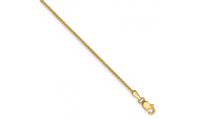 Quality Gold 14k 1.25mm Spiga Chain Anklet - PEN21-9