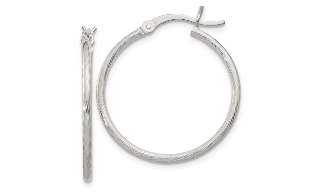 Quality Gold Sterling Silver  Hoop Earrings - QE4634