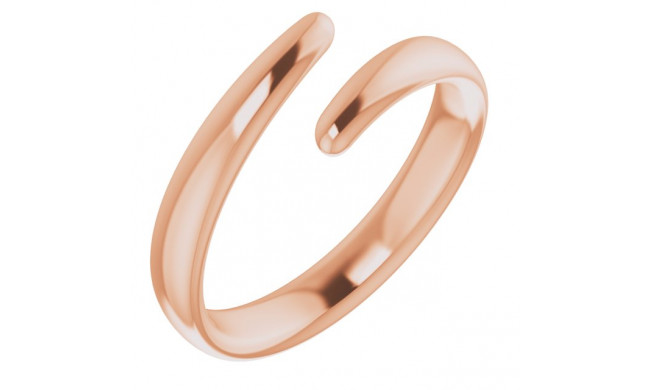 14K Rose Bypass Ring - 51629103P