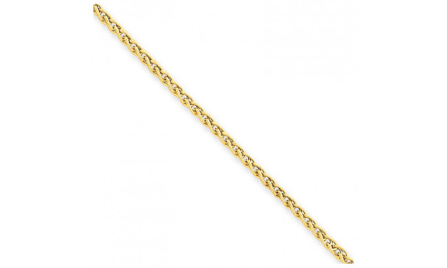 Quality Gold 14k 2.00mm Light Wheat Anklet - BC76-10