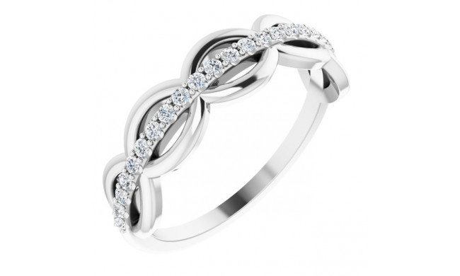 14K White 1/5 CTW Diamond Anniversary Band - 123921600P