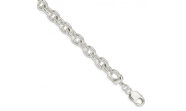Quality Gold Sterling Silver Fancy Link Bracelet - QG1553-7.5