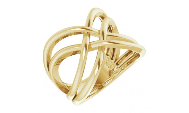 14K Yellow Freeform Ring - 65212260000P