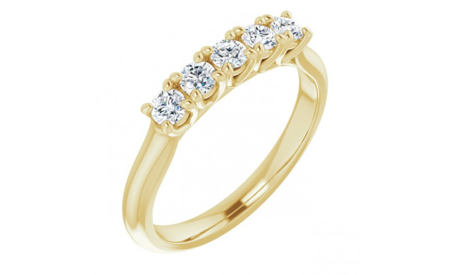 14K Yellow 1 1/6 CTW Diamond Anniversary Band - 12280860009P