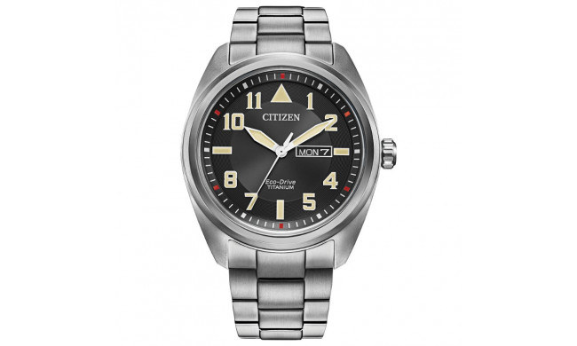 CITIZEN Eco-Drive Quartz Garrison Mens Watch Super Titanium - BM8560-53E