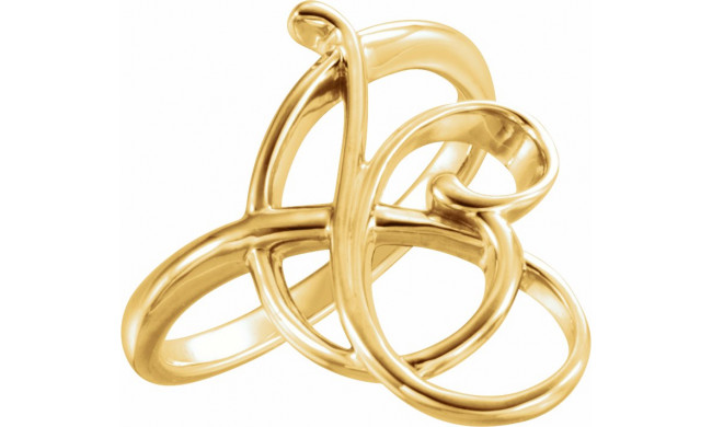 14K Yellow Freeform Ring - 51525102P