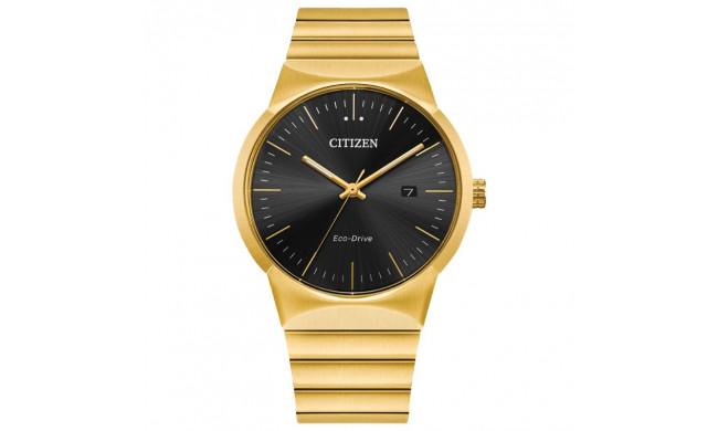 CITIZEN Eco-Drive Quartz Axiom Mens Watch Stainless Steel - BM7582-56E