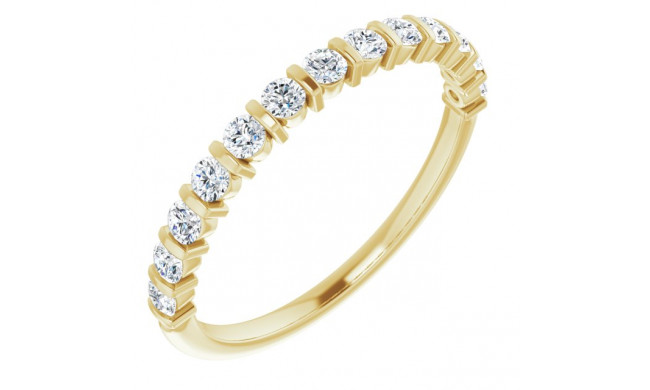 14K Yellow 3/8 CTW Diamond Anniversary Band - 1236006022P