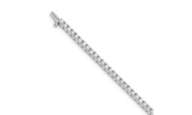 Quality Gold 14k White Gold AA Diamond Tennis Bracelet - X733WAA