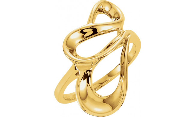 14K Yellow Freeform Ring - 526221243P