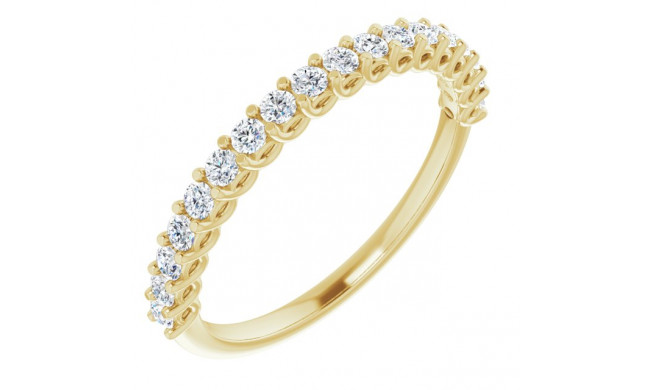 14K Yellow 1/3 CTW Diamond Anniversary Band - 1239736009P