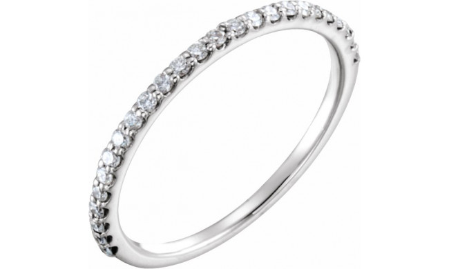 14K White 1/4 CTW Diamond Band - 68871100P