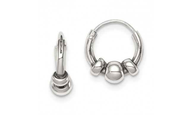 Quality Gold Sterling Silver Hoop Earrings - QE4667