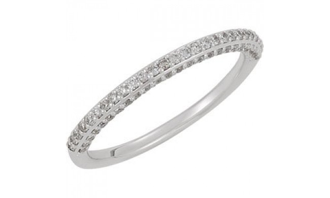 14K White 1/5 CTW Diamond Band - 68925100P