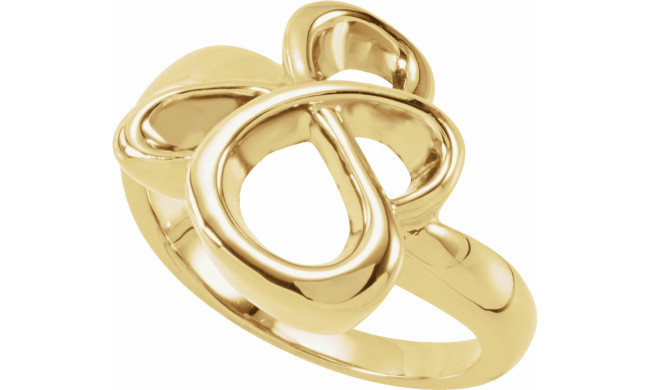 14K Yellow Metal Fashion Ring - 5889122770P
