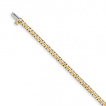 Quality Gold 14k Yellow Gold VS Diamond Tennis Bracelet - X729VS