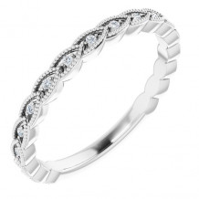 Platinum .08 CTW Diamond Anniversary Band - 123085603P