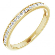 14K Yellow 1/5 CTW Diamond Anniversary Band - 123015601P