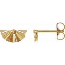 14K Yellow Geometric Earrings - 86883601P