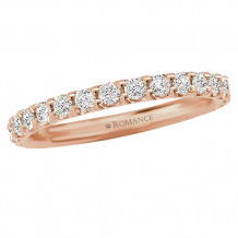 Romance 18k Rose Gold Diamond Wedding Band