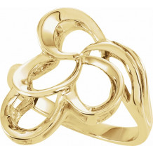 14K Yellow Freeform Ring - 525719710P