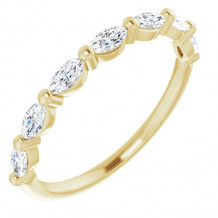 14K Yellow 1/2 CTW Diamond Anniversary Band - 1236026010P