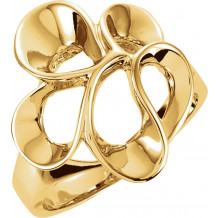 14K Yellow Freeform Ring - 51416225P