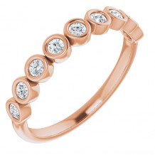 14K Rose 1/4 CTW Diamond Anniversary Band - 1229686004P