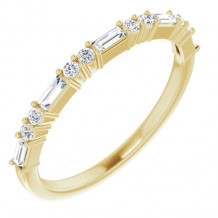 14K Yellow 1/4 CTW Diamond Anniversary Band - 123092614P