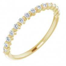 14K Yellow 1/5 CTW Diamond Anniversary Band - 1236026014P