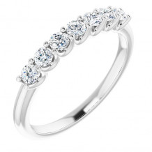 14K White 3/8 CTW Diamond Anniversary Band - 1236586016P