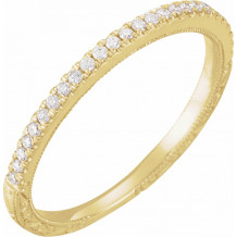 14K Yellow 1/6 CTW Diamond Anniversary Band - 653135602P