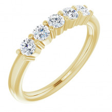14K Yellow 1/2 CTW Diamond Anniversary Band - 1239706013P