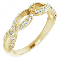 14K Yellow 1/4 CTW Diamond Anniversary Band - 1227826001P