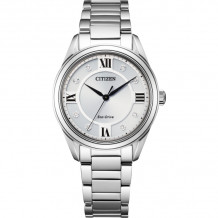 CITIZEN Eco-Drive Quartz Arezzo Ladies Watch Stainless Steel - EM0870-58A