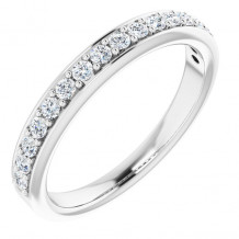 14K White 1/3 CTW Diamond Anniversary Band - 1231926004P