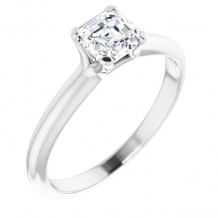 14K White 3/8 CT Diamond Engagement Ring - 1220051040P