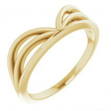 14K Yellow Crown Ring - 51761102P
