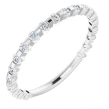 14K White 1/4 CTW Diamond Anniversary Band - 123208600P